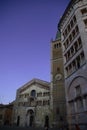 square of the baptistery Parma Royalty Free Stock Photo