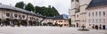 Square in Berchtesgaden Royalty Free Stock Photo