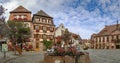 Square in Bergheim, Alsace, France