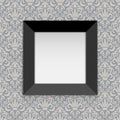 Square black photo frame Royalty Free Stock Photo