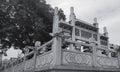 Square black-and-white stone material design, Chinese-style carved door head, gorgeous texture.