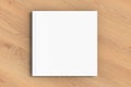 square blank book cover mockup Royalty Free Stock Photo