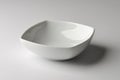 Square Bowl in white porcelain