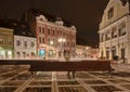 Square in Brasov, Transylvania Royalty Free Stock Photo