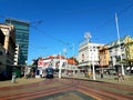 Square of bsn Jelacic in Zagreb Royalty Free Stock Photo