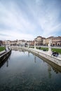 Square with a canal and statues (Prato della Valle)