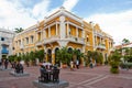 Square in Cartagena, Colombia Royalty Free Stock Photo