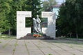 Sculpture on the square in the city of the regional center of Irkutsk, Russia