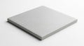 Square ceramic tile featuring a light gray surface with a subtle speckled texture, creating a Royalty Free Stock Photo