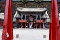 Square in China temple Royalty Free Stock Photo