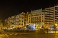 Square of the City Hall, Valencia, Spain Royalty Free Stock Photo