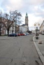Square and city Prostejov, Czech republic, Europe