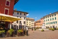 Square in Cividale del Friuli, Italy Royalty Free Stock Photo