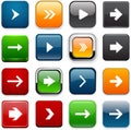 Square color arrow icons.