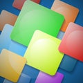 Square Colorful Background Royalty Free Stock Photo