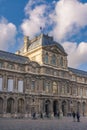 The Square Courtyard at the Louvre