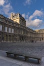 The Square Courtyard at the Louvre