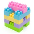 Square cube toy bricks