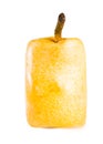 Square (cube) yellow pear