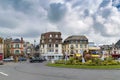 Square in Deauville, France Royalty Free Stock Photo