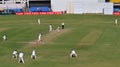 Fielding Setup in a Cricket Match Royalty Free Stock Photo