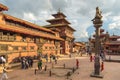 Square durbar in Patan, ancient city in Kathmandu Valley