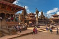 Square durbar in Patan in Kathmandu Valley.