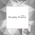 Square empty frame