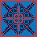 Square Ethnic Pattern