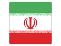 Square Flag of Iran