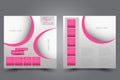 Square flyer template. Brochure design. Annual report poster