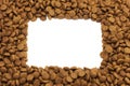 Square frame of pet (dog or cat) food for backgro