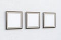 Square frames with blank poster Royalty Free Stock Photo