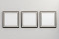 Square frames with blank poster Royalty Free Stock Photo
