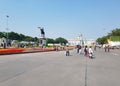 The square in front of the Ananta Palace in Bangkok