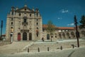 Square in front the Convent of Santa Teresa de Jesus at Avila Royalty Free Stock Photo