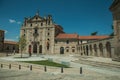 Square in front the Convent of Santa Teresa de Jesus at Avila Royalty Free Stock Photo