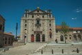 Square in front the Convent of Santa Teresa de Jesus at Avila Royalty Free Stock Photo