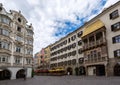 Square in front of the Golden Roof in Innsbruck, Austria