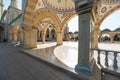 Square in front of the Mosque `Heart of Chechnya`. Royalty Free Stock Photo