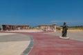 Square in front of the Neo-Roman Catholic Church.