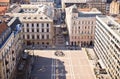 Square in front of St Stephen's Basilica, Budapest, Hungary Royalty Free Stock Photo