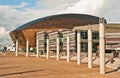 The square in front of Wales Millenium Centre Royalty Free Stock Photo