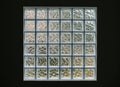 Square Glass Block Window 6x6 Royalty Free Stock Photo