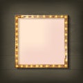 Square glowing frame