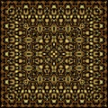 Square gold pattern Royalty Free Stock Photo