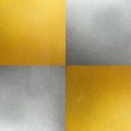 Square gold and silver checkered texture background. Gold and silver chessboard texture Royalty Free Stock Photo
