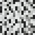 Pixelated Pop Art: Silver And White Tiled Background