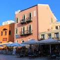 In the square at the Greek Orthodox church in Chania Royalty Free Stock Photo