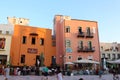 In the square at the Greek Orthodox church in Chania Royalty Free Stock Photo